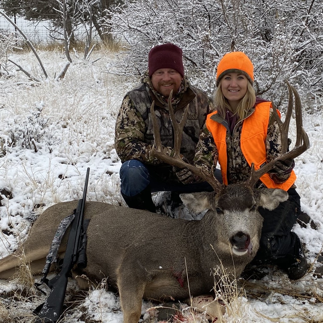 Big Game Hunts Unit 52 couple with elk trophy