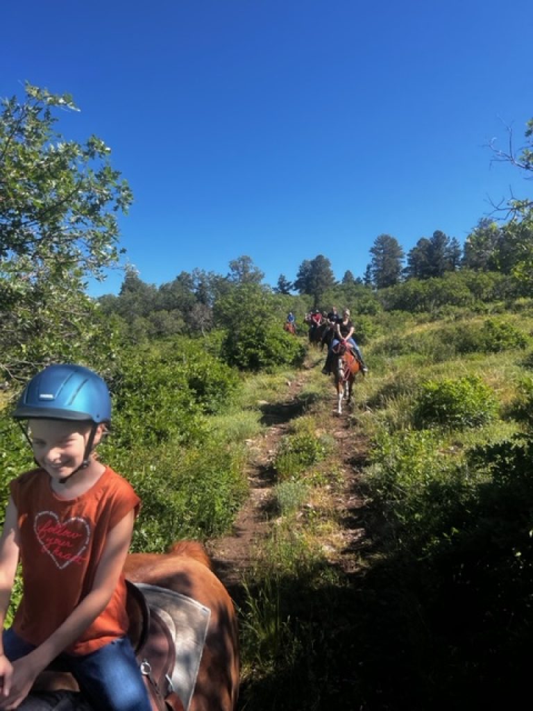 Youth Horseback Trail Ride safety